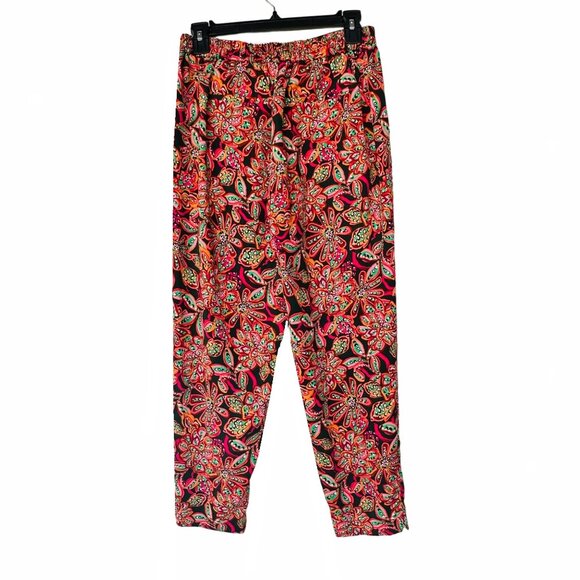 ⭐J.Crew Jamie Womens Floral Tropical Novelty Print Casual Formal Pants Sz 4 New - Picture 2 of 9
